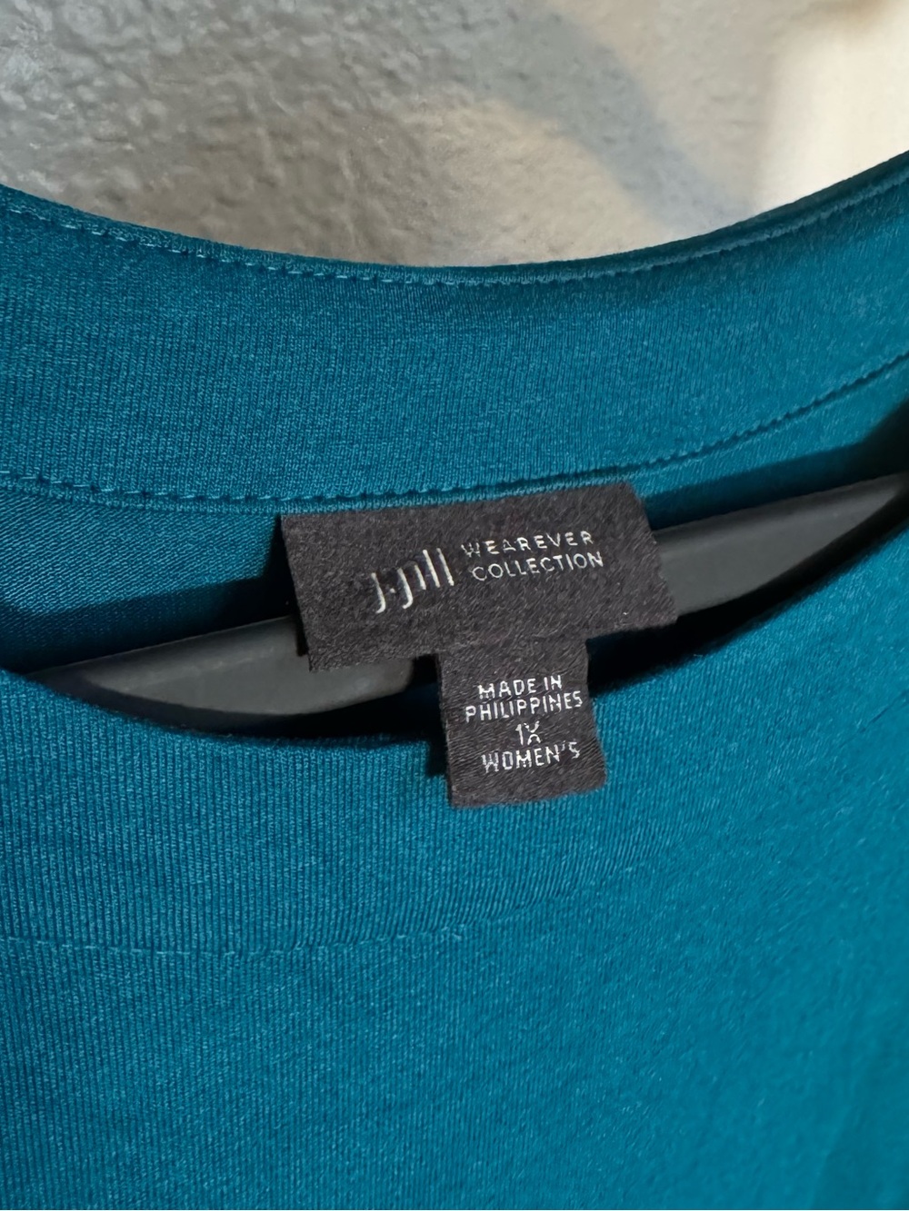 J.Jill Teal Sleeveless Swing Top - Picture 3 of 3